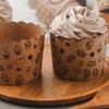 50 Stück Backförmchen Kraftpapier Kuchenförmchen Muffinförmchen Hitzebeständig Ölbeständig Wraps