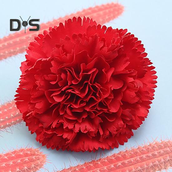 10 Pcs Artificial Carnation Flowers Handmade Faux Silk Flowers Fake Carnation Blooms for DIY Crafts Wedding Baby Showers Decorations