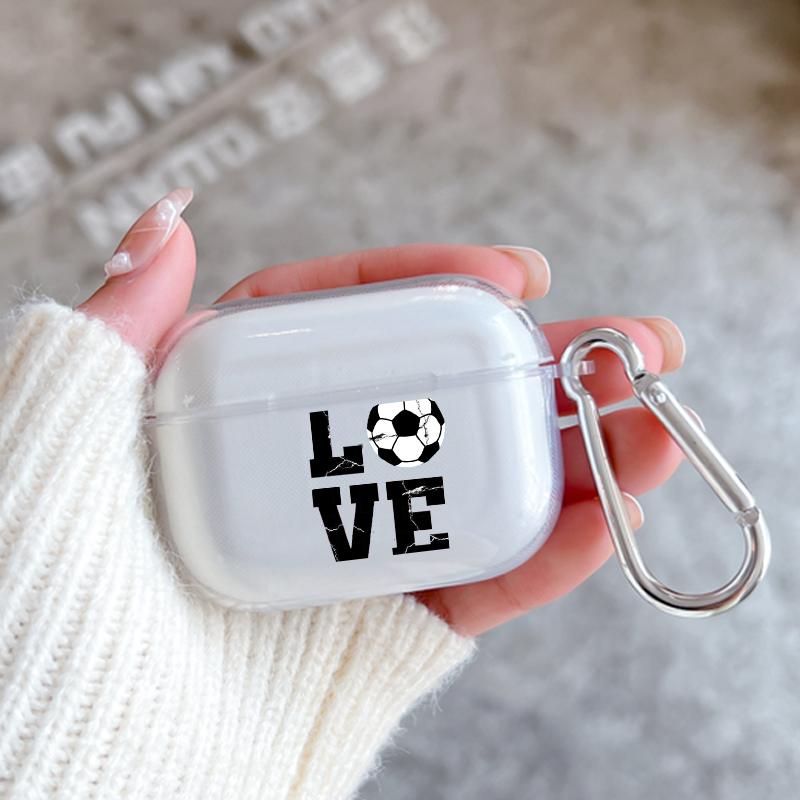 Soft Case for Apple Airpods 2 1 Earphone Cases With Hook Argentina Flag Soccer 10 For Airpod Pro 3 Pro2 Clear Protective Covers