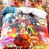 New Anime Fairy Tail Bedding Set Bed Three-piece Set Duvet Cover Single Double Bed Queen Size Duvet Cover Set Adult Boys Bedroo