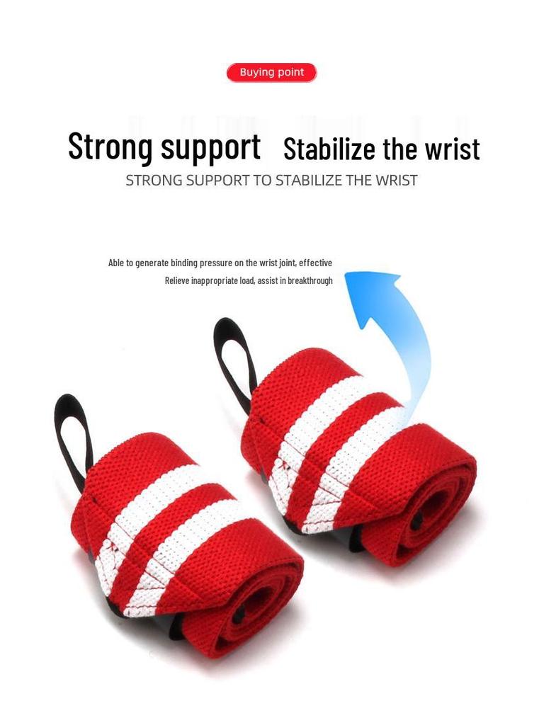 Strength Training Elastic Straps for Bench Press & Weightlifting - Men's Compression Hand Protection