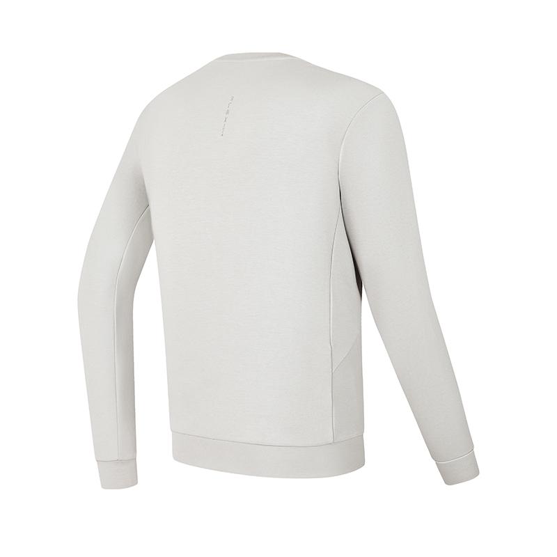 FILA Sweat Solid Color Simple Fashion Long Sleeve Hoodie Men hoodies Gray A11M441206FGY