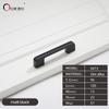Oukali  New Design Zinc Alloy Pulls 96 128 192mm Home Furniture Hardware Kitchen Cabinet Dresser Drawer Door Pull Handles