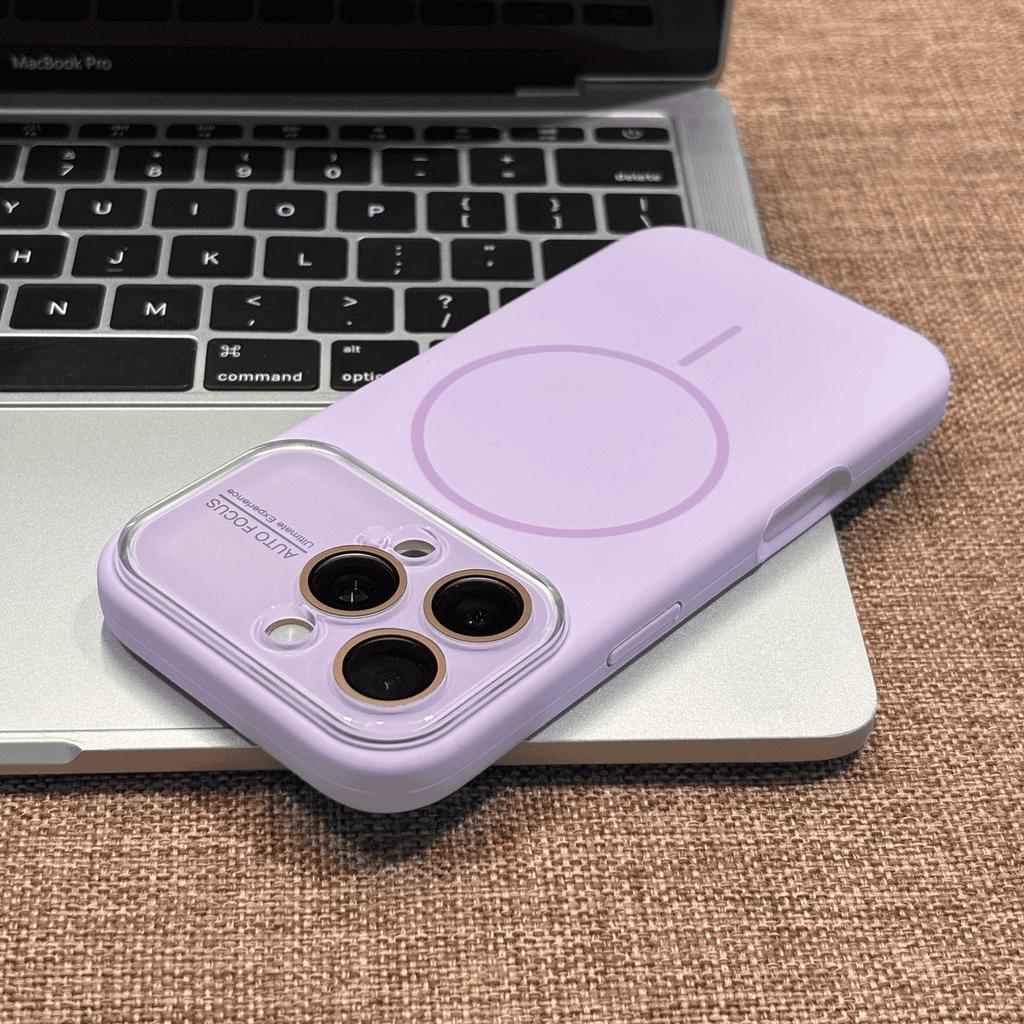 Luxury Liquid Silicone For Magsafe Charge Magnetic Case for iPhone 17 Air 16 15 14 Plus 13 12 Pro Max 11 Glass Lens Soft Cover