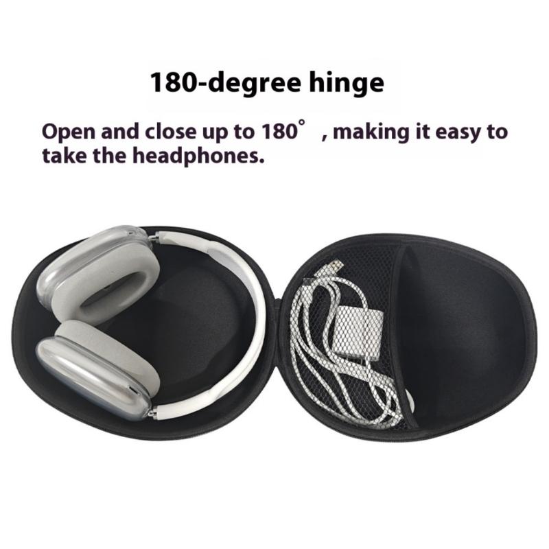 Travel Friendly Headset Storage Bag Water Resistant Exterior & Scratch Proof Interior Easy to Carry Case for WH 1000XM6