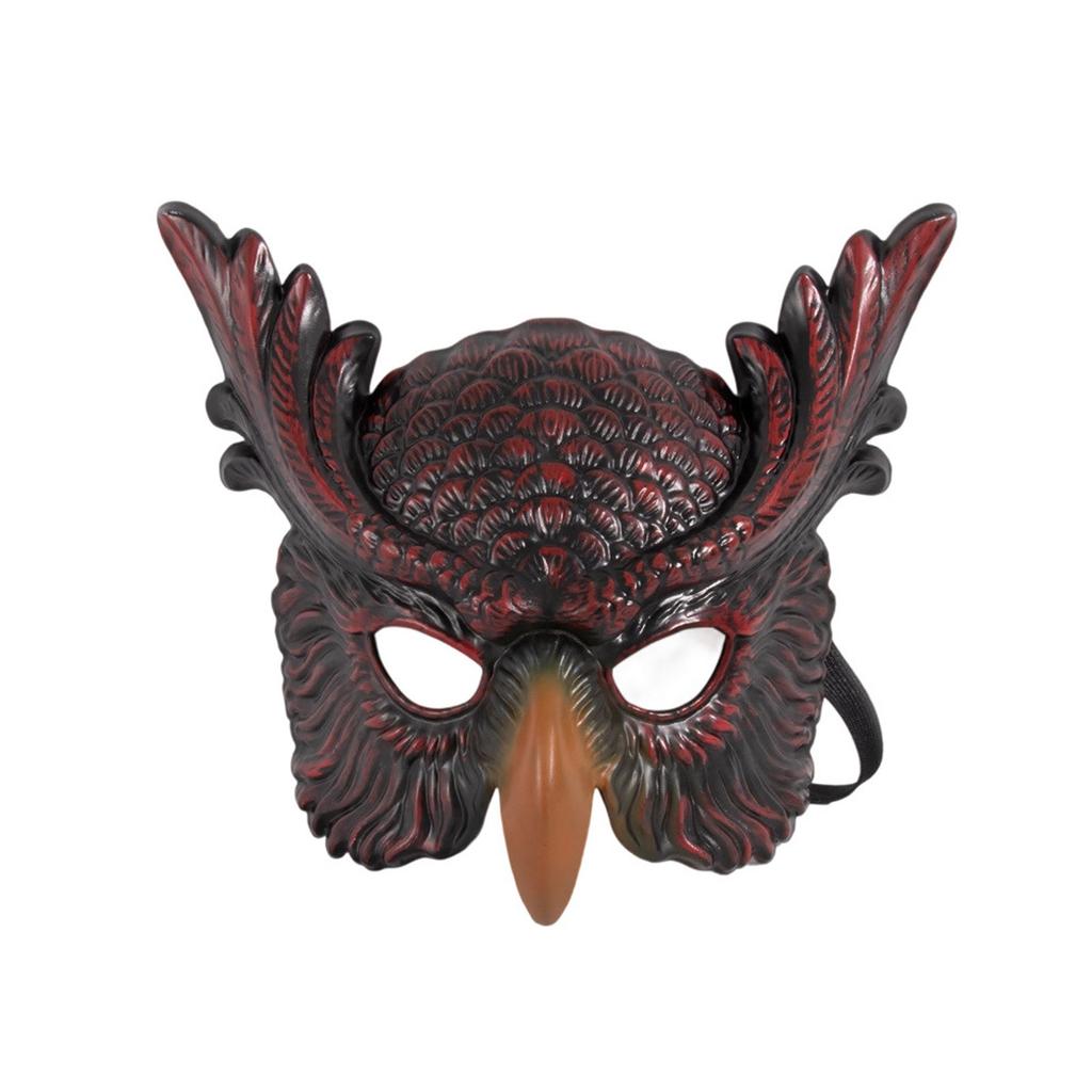 Halloween Props Owl Mask Festival Cosplay Props Atmosphere Dance Party Dress Up