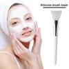 2Pcs Flexible Silicone Face Mud Film Brushes Plastic Long Handle Mud Masque Applicator Multifunctional Reusable Hairless Brush Face Cleaning Cream