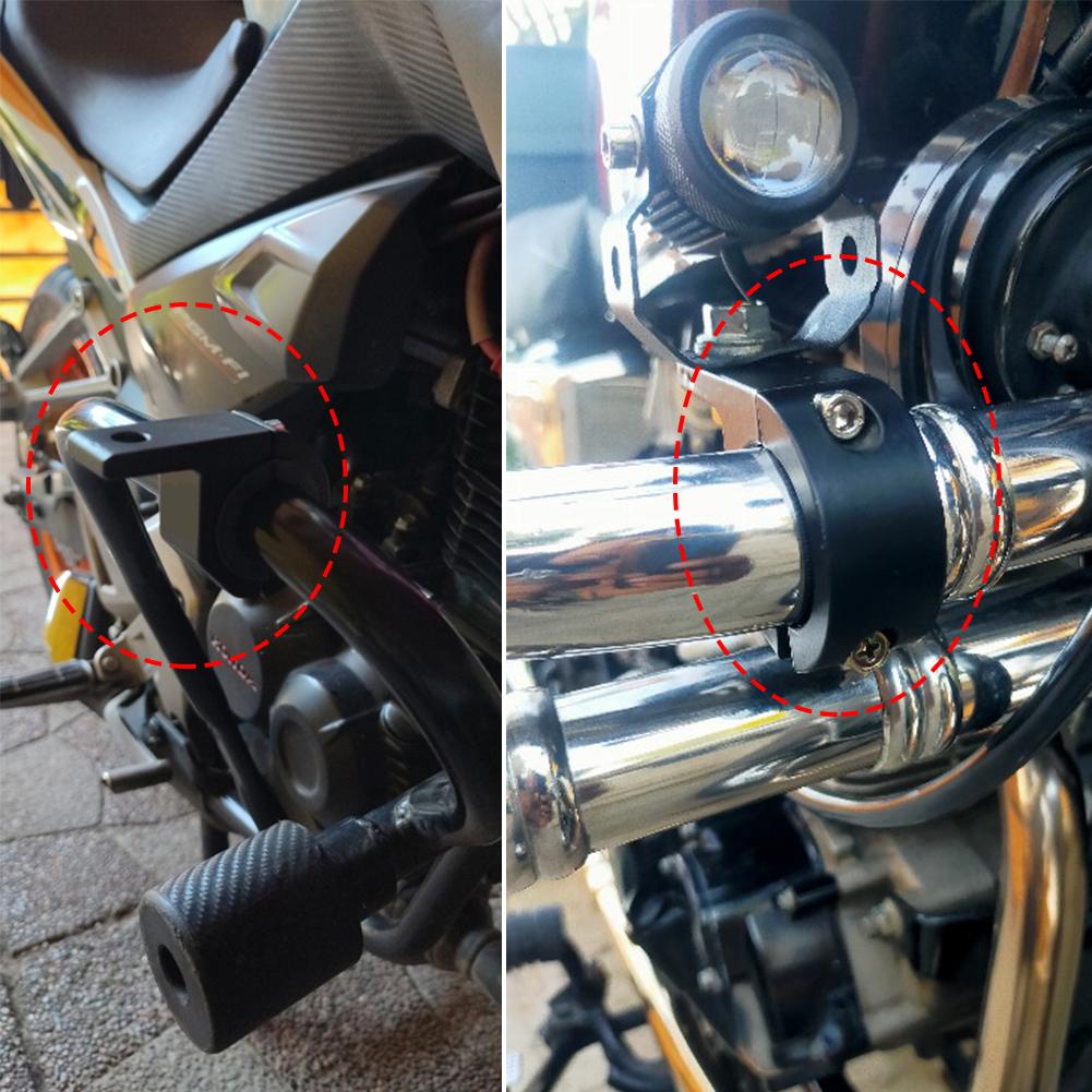 Motorcycle LED Headlight Clamps Brackets Tube Clamp Mount Kit For Motorcycle Spotlights Or Fog Light Mount Motorbike