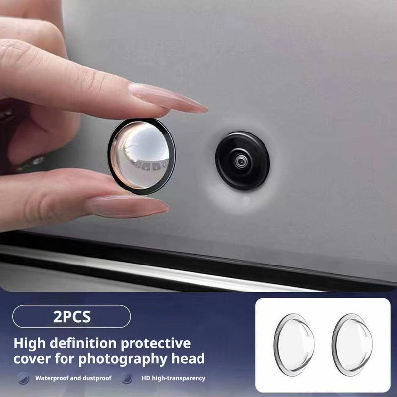 Araç Kamerası Lens Koruyucu Kapak 360 Panoramik Geri Görüş Kamerası Koruyucuları HD Çizilmeye Dayanıklı Su Geçirmez Toz Geçirmez Mod Aksesuarı