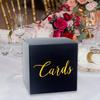 Wedding Card Box Decorative Centerpiece Greeting Card Box Modern Money Box for Baby Shower Event Birthday Engagement Decoration
