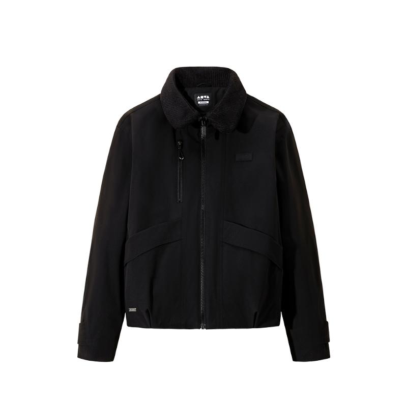 

Anta Simple Comfortable Versatile Solid Color Polo Cotton Jacket Women Jacket 162548803-2 L