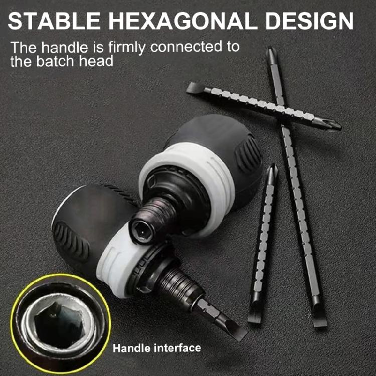 Ratcheting Screwdriver Set Screwdriver Ratchet Wrench Set With Rotatable Ratchet Handles Household Repair Tool Kit