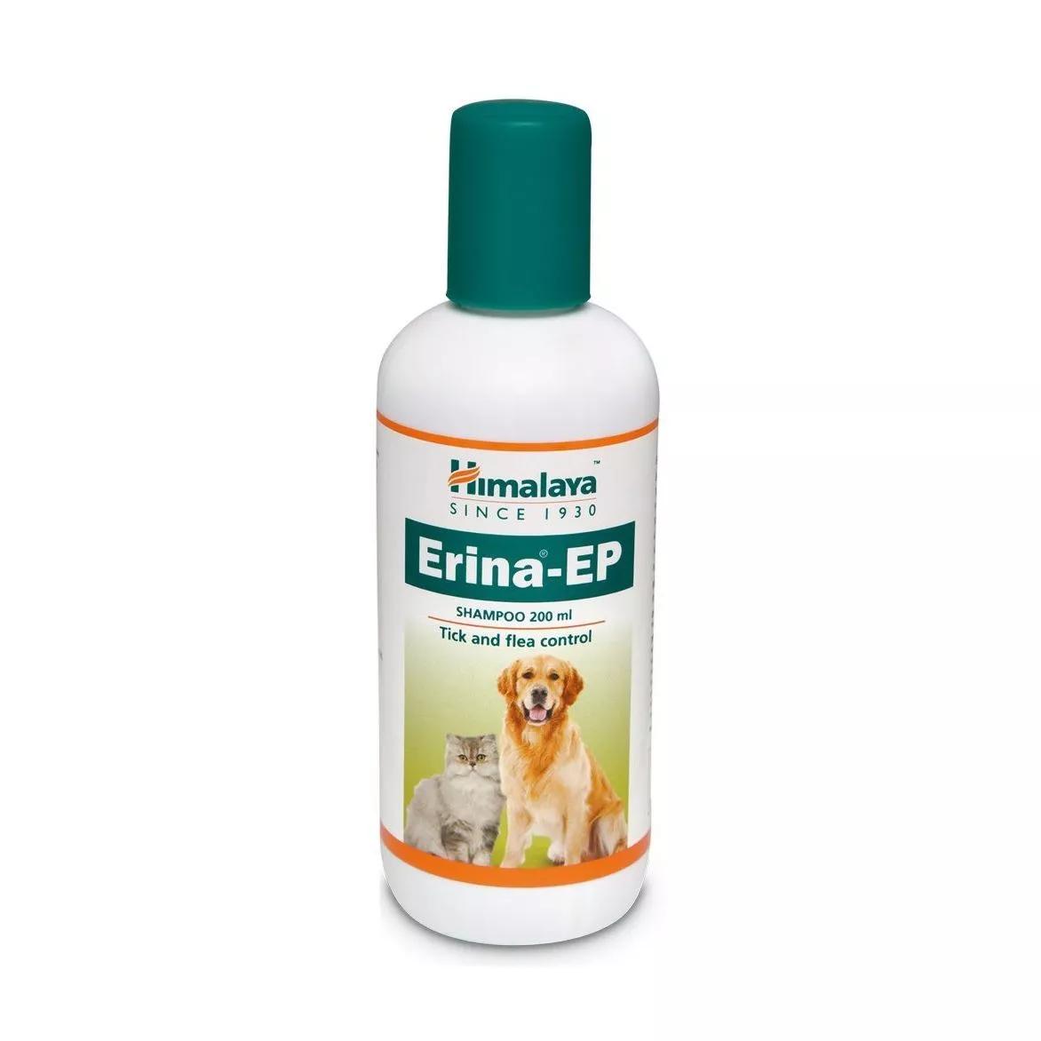 

Ерина-ЕП: шампунь для кошек и собак от блох, клещей и вшей (200 мл), Erina-EP Shampoo, Himalaya