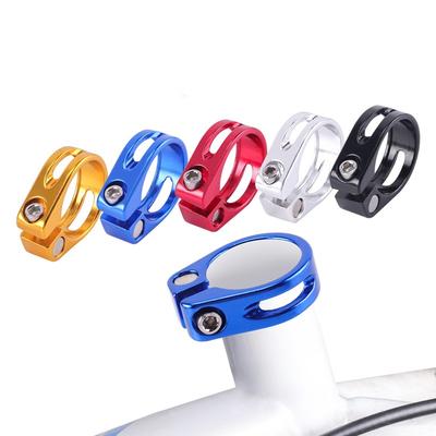 31.8/34.9mm Aluminum Alloy Bicycle Seatpost Clamp Quick Release Seat Tube Clip for Road Mountain Bike