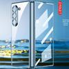 Samsung Z Fold7 Transparent Electroplated Hard Shell Case - Precision-Cut Protective Folding Design