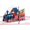 Christmas Train Greeting Card Ideal for Christmas and New Year Wishes Birthdays and Thank You Notes