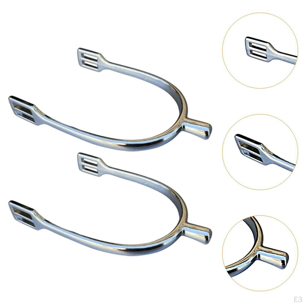 2er-Pack Reitsporen für Damen und Kinder, langlebiges Reitzubehör, Zinklegierung