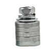 M14 M10 Winkelschleifer Adapter Nutmaschine Adapter Umbausatz Flansch Metall Sicherungsmuttern Schlitzen 125 150 Typ