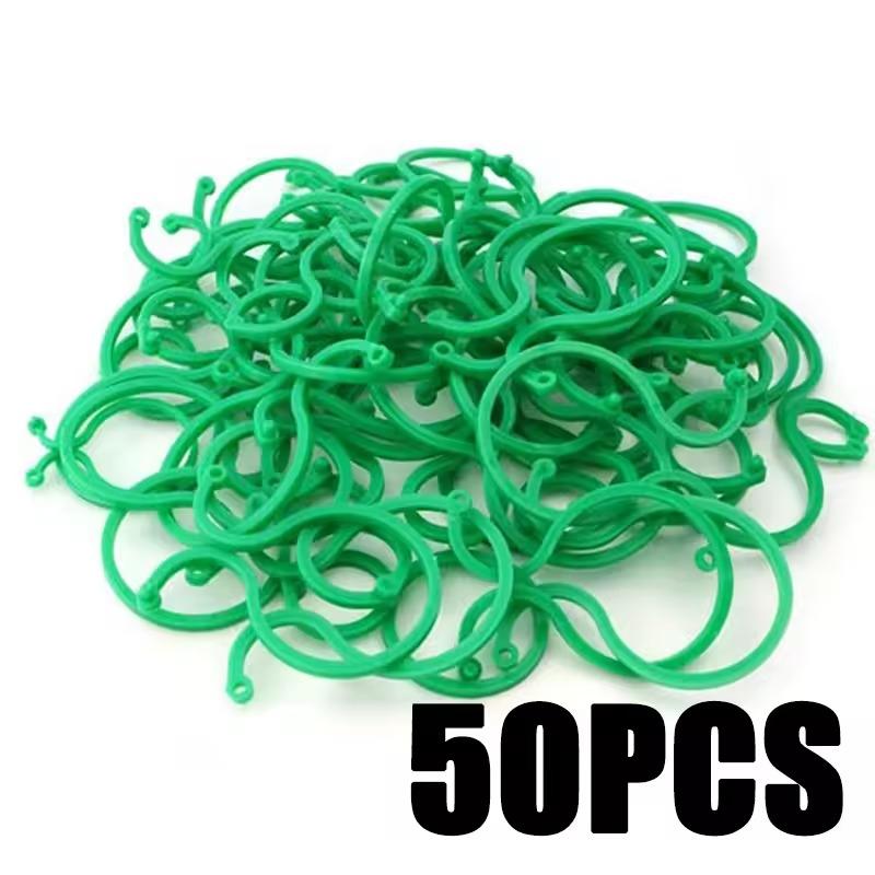 

8 Word Buckle Vine Tying Clips Plastic Garden Plant Clips Plant Binding Fixed Cable Tie Multi-Functional Fixed Clamp Hoist Ring