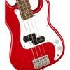 Squier Mini P Bass® Electric Bass, Laurel Fingerboard, Dakota Red 370127554 (Soft Case Included)