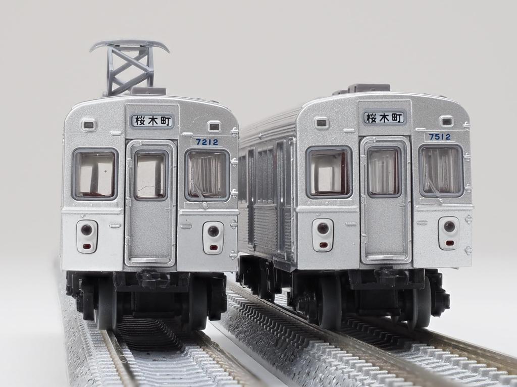Tomytec Railway Collection Railway Collection Tokyu Corporation 7200 Series Toyoko LineNon-Air Conditioned Car 4-Car Set Diorama Supplies 334330