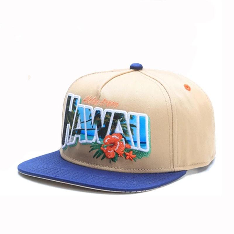 Greetings From Hawaii Cotton Baseball Cap With Wide Brim For Sun Protection And Casual Wear