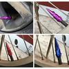 4 Stück 45/60mm Reifenventilkappen Spiked Design Staubdicht Aluminiumlegierung Fahrräder Motorrad Reifenventilkappen Autozubehör