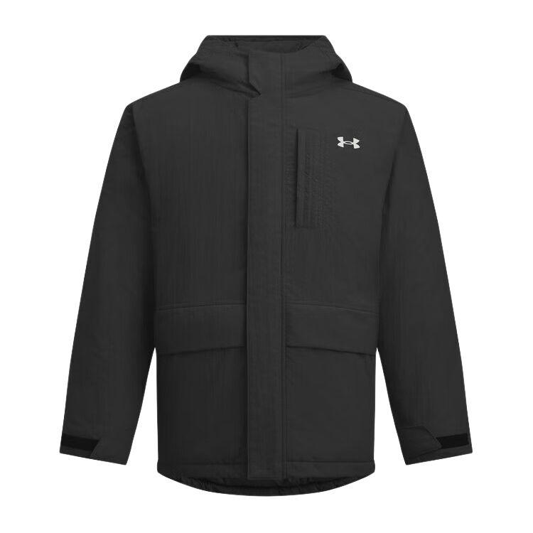 

Under Armour FW25 Treasure EF Functional Sports Casual Short Outdoor Commuting Versatile Hooded Warm Zipper Down Jacket Men jackets Black 6011316-001 2XL
