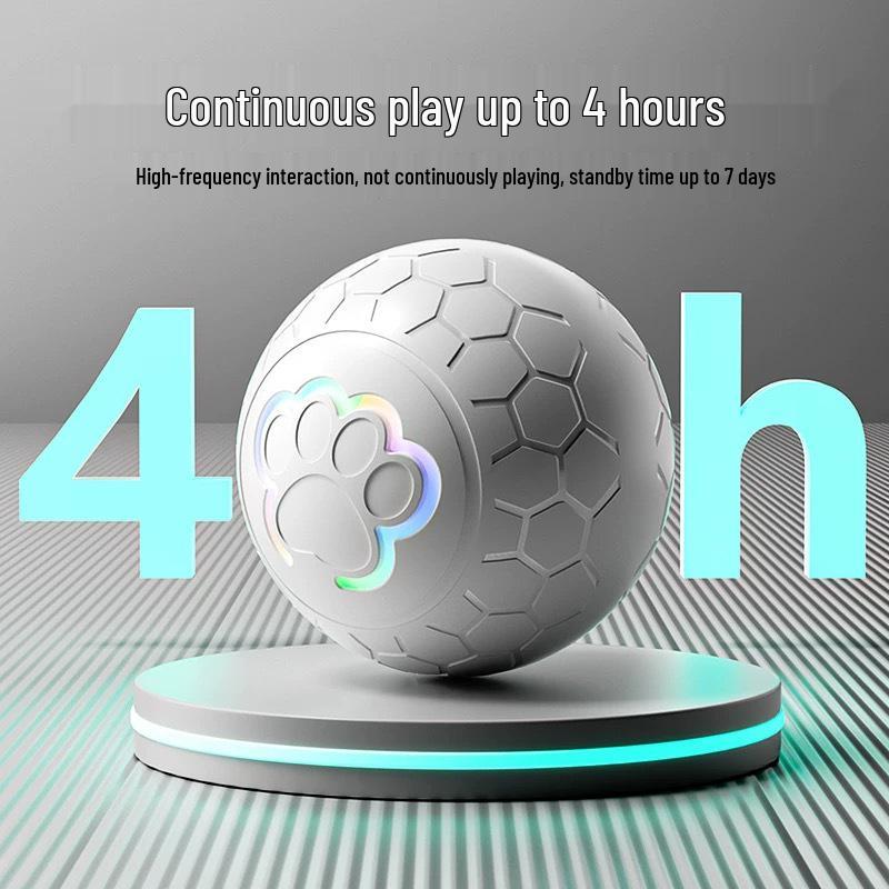 Smart Bouncing Pet Toy: Bite-Resistant Automatic Ball for Dogs & Cats, Boredom Reliever & Teaser, Gravity Rolling
