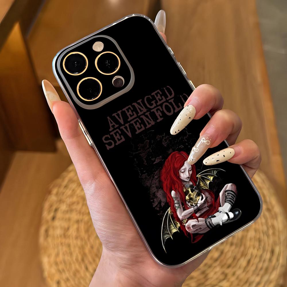 

Avenged S-Sevenfold R-Rock Phone Case For IPhone 17 16 Pro Max 15 14 13 11 12 Mini Xs X Xr 7 8 Plus Se Transparent Cover iPhone 12