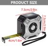 L aser Tape Measure 2 in 1 Digital La ser Distance Meter Measuring Area/Volume/Pythagorean 131Ft/40M