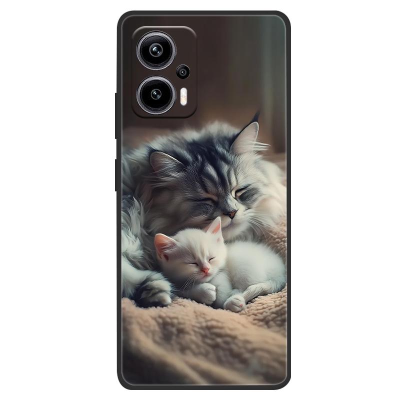 For Xiaomi Redmi Note 12T Pro Cases Soft Silicone Back Case For Redmi Note 12T Pro tpro Phone Cover Black Bumper TPU Funda Coque