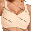 Plus Size Seamless Wireless Bra With Jelly Gel Padding 3/4 Cup Soft Support Daily Comfort