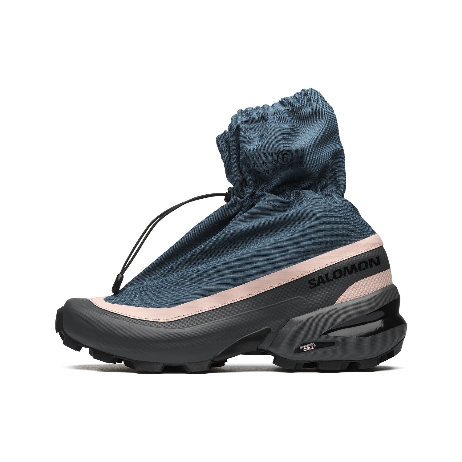 

MM6 Maison Margiela Salomon Cross Mid Удобные Повседневные Амортизирующие Полувысокие Уличные Функциональные Кроссовки Унисекс Белый Bering-Sea 474067 36