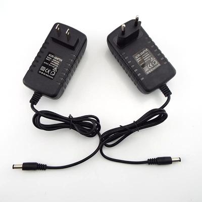 Adaptér 5,5*2,5 mm zástrčka AC 100V-240V DC 12V 3A, napájecí adaptér, nástěnný nabíjecí transformátor pro CCTV LED páskové světlo