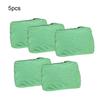 Generic 5pcs Car Window Clean Brush Replacement Pad Windshield Cotton Fitting Hood Inside Car Glass Wiper Cloth Accessories, Green