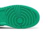 Jordan 1 Low White Lucky Green Tumbled Leather (GS) Sneakers