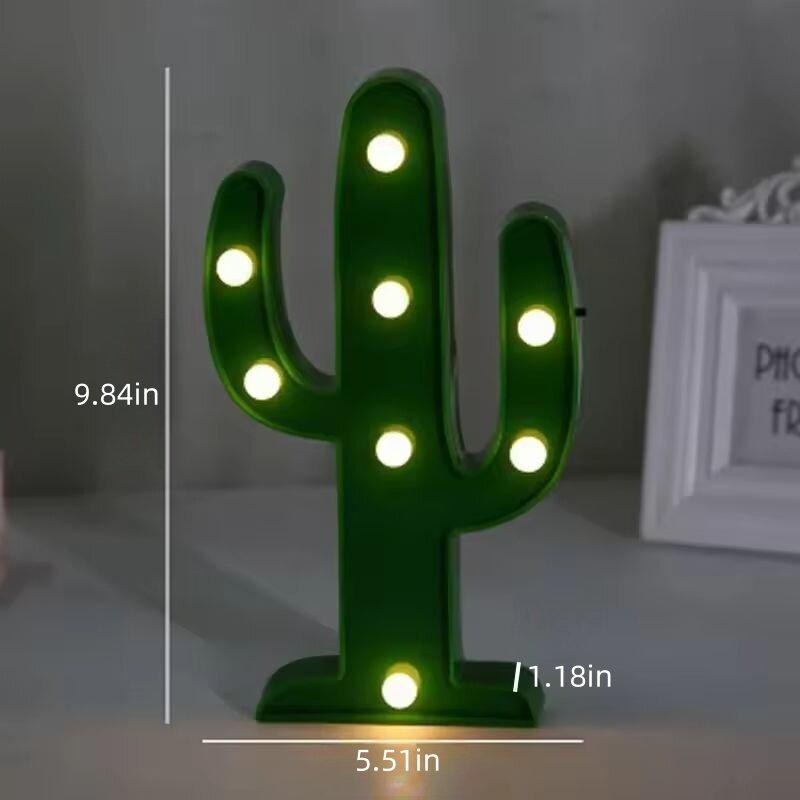 1 STK Kreative LED-förmige Wandleuchte Batteriebetrieben Nachtlicht Innen Dekorationsleuchten Für Schlafzimmer Tisch Strandparty & Fotografie