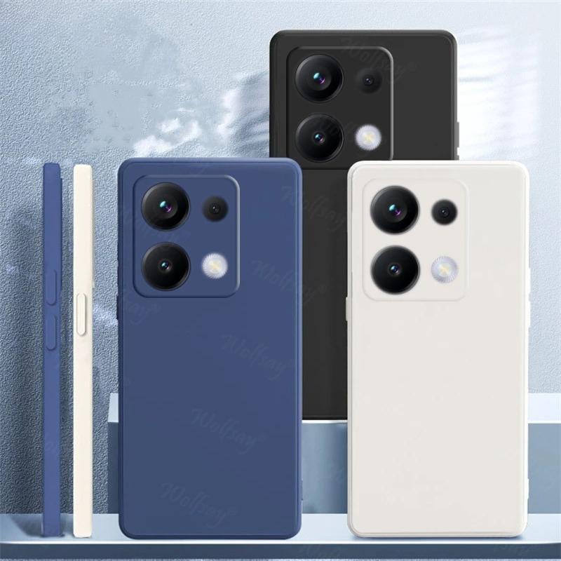 Candy Case For Xiaomi Redmi Note 14S Case Anti-knock Original Liquid Silicone Back Cover Redmi Note 14S Case For Redmi Note 14S