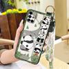 Kickstand Fashion Design Phone Case For Samsung Galaxy M31S/SM-M317F/M315F Lanyard Anti-dust Ring Wristband Soft case