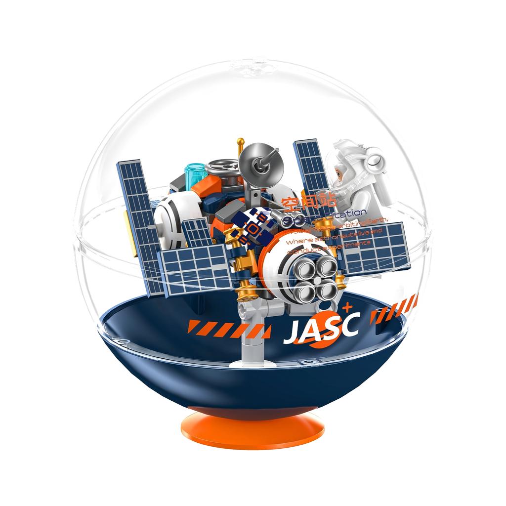 Jaki Space Exploration Series Building Blocks - Aerospace Stacking Balls Kid'S Educational Toy Building Blocks Birthday Toy Gift