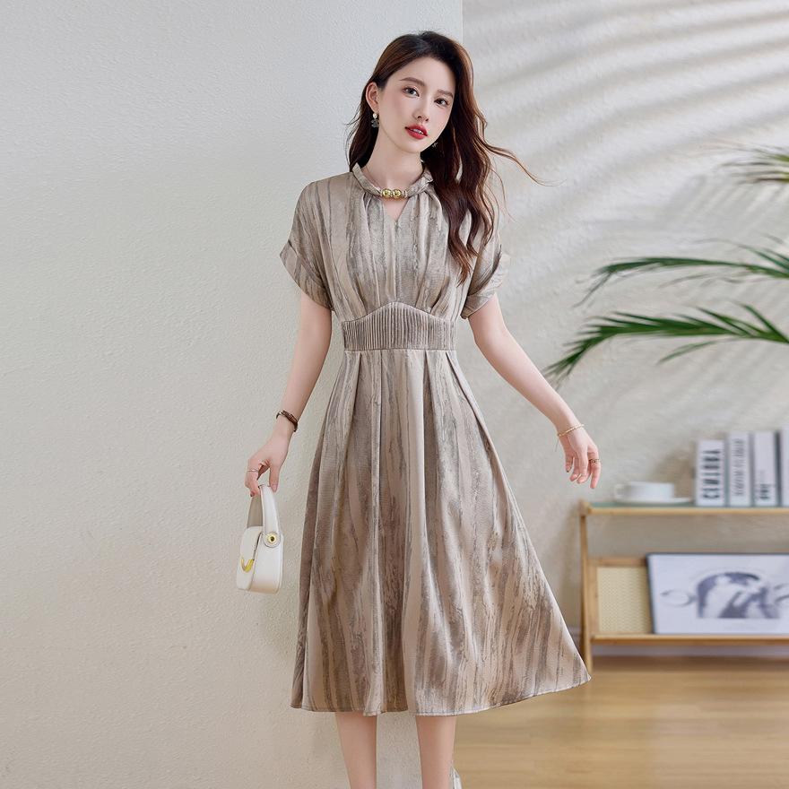 

Юбка женская новый дизайн легкая роскошь темперамент красный талия тонкая супер хорошо выглядящее платье 3XL