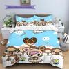 Tokidoki  Pattern Bedding Quilt Set  Home Decoration  Gift (1 * duvet cover + 2 * pillowcase  without core)