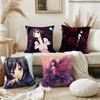 Anime Accel World Pillow Case Square Double-Sided Printing Short Plush Sofa Cushion Cover Bedroom Bedside Pillow