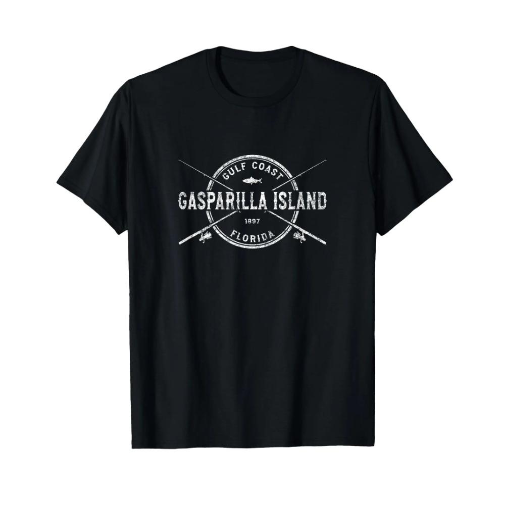 

Футболка Gasparilla Island FL Vintage Crossed Fishing Rods S чёрный