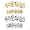 Hip Hop Diamante Plated Removable Punk for Halloween Cosplay Gift