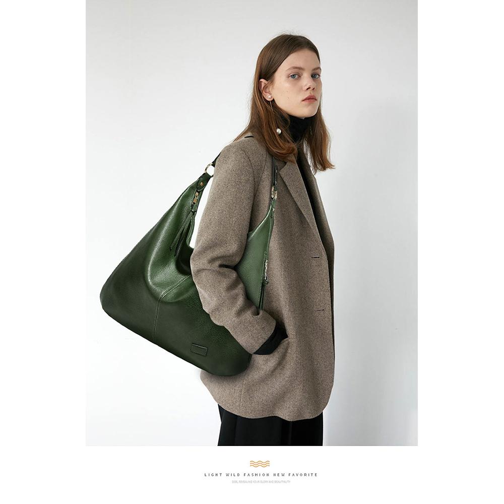 Damen-Tragetasche, Handtasche, PU-Leder, modische Hobo-Umhängetasche mit verstellbarem Schultergurt