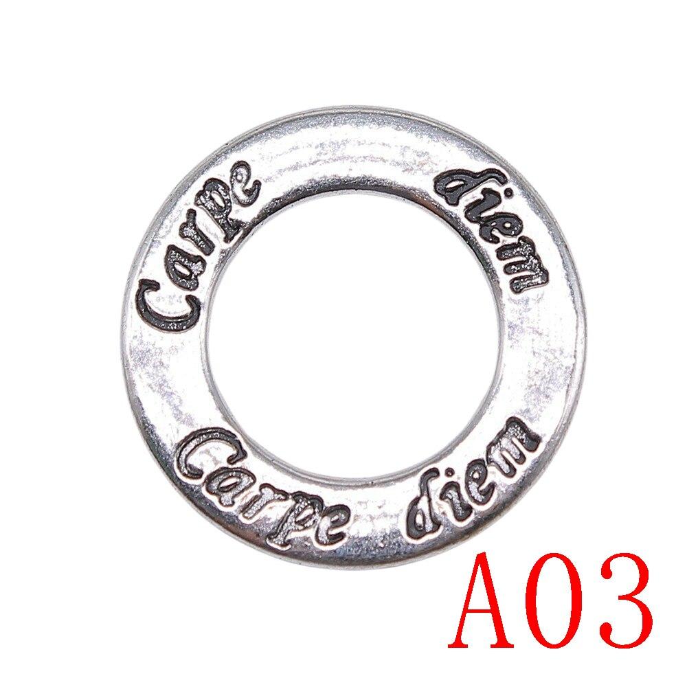 Big Circle Charms For smykker Making Accessori Decor Diy