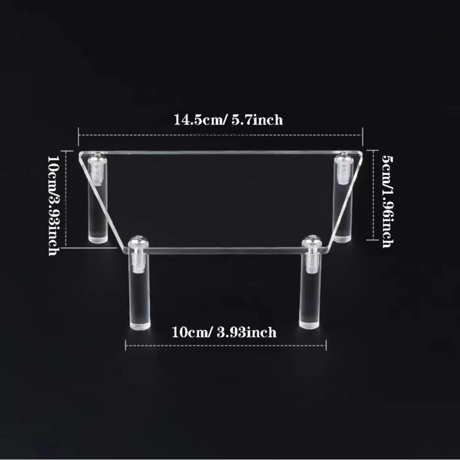 Acrylic Multi-layer Trapezoidal Display Stand for Figures & Jewelry