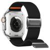 Magnetic Nylon Band for Apple Watch Series 11 10 42mm / 9 8 7 41mm / SE3 SE2 SE 6 5 4 40mm / 3 2 1 38mm Adjustable Elastic Watch Strap